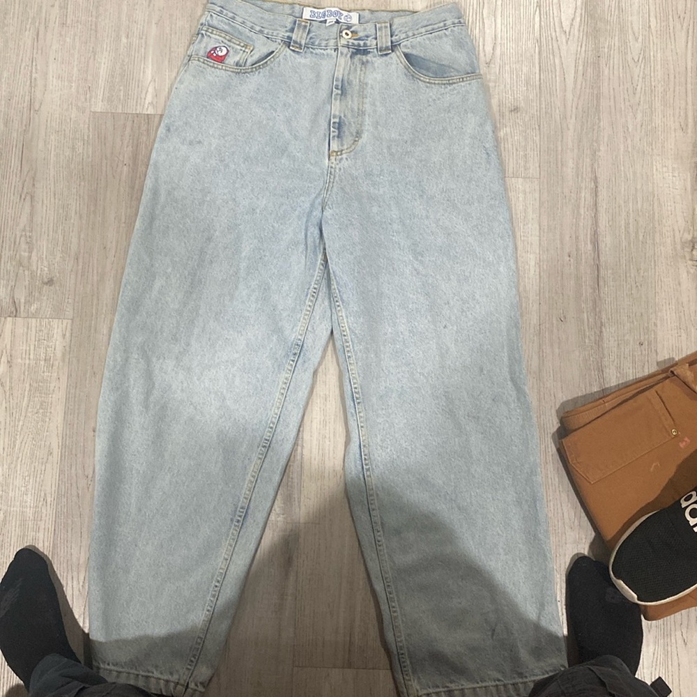 Big Boy brand high quality faded blue jeans